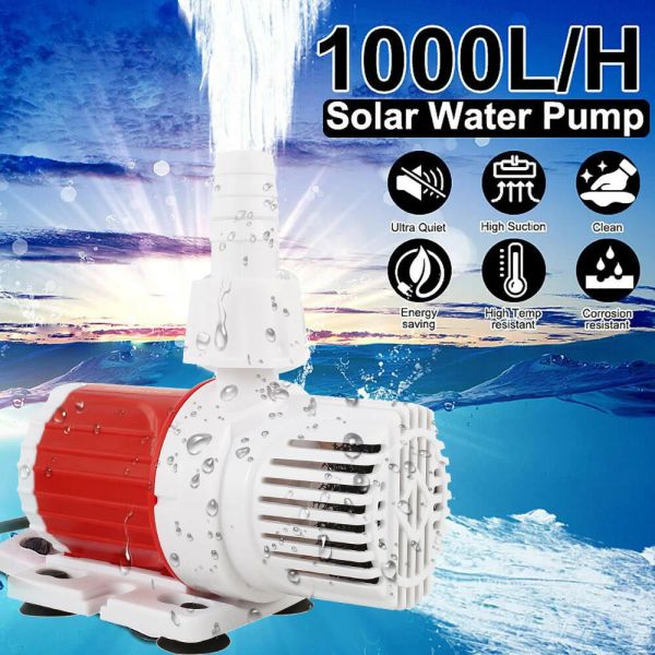 Bombas bomba de água submersível dc 12v 1000l/h 10w fonte bomba de água com elevação alta de 16,4 pés para aquário tanque de peixes fonte