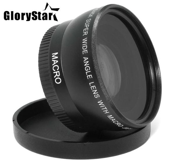GloryStar 55MM 045x Obiettivo grandangolare Obiettivo macro per Sony Alpha A77 A280 A290 A380 A390 A580 A590 DSLR Camera 9051071