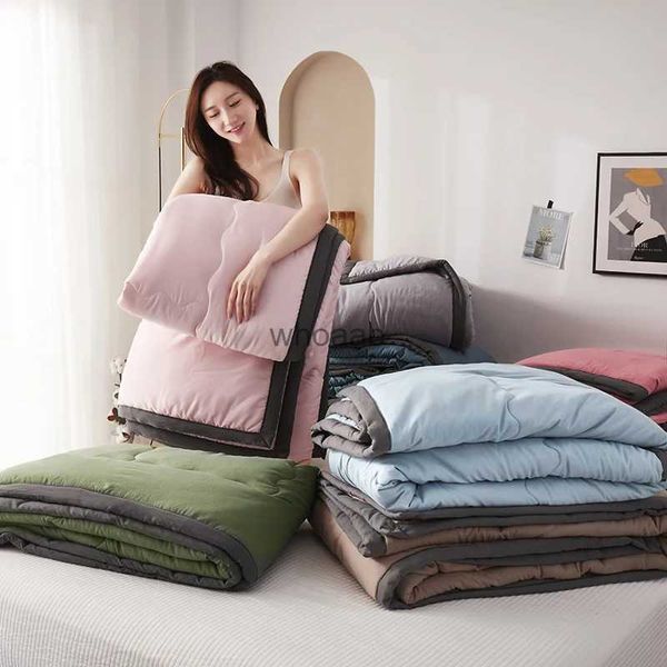 Set trapunte Coperta in morbido cotone trapunta estiva Aria condizionata-Camera da letto con motivo stampato Twin / Full / Queen150/180/200 biancheria da letto per ragazza ragazzo YQ240313