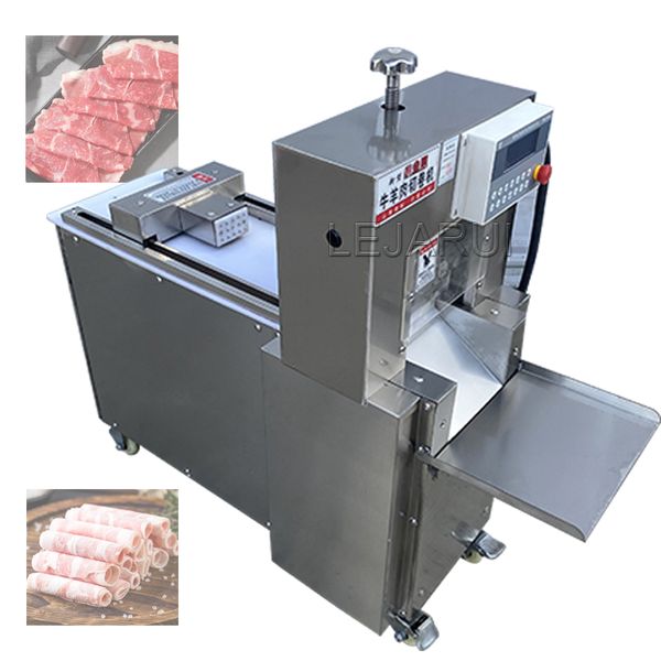 Máquina de corte de carne de aço inoxidável para fatiador de carne de carneiro de rolo único