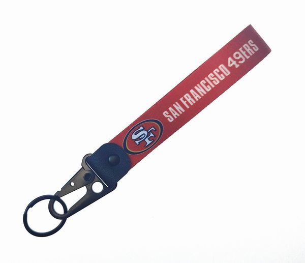 Rugby Short Lanyard Designer Herren Handgelenkschlaufe Schlüsselanhänger Schlüsselband Schlüsselband Auto Motorrad Schlüsselanhänger Zubehör