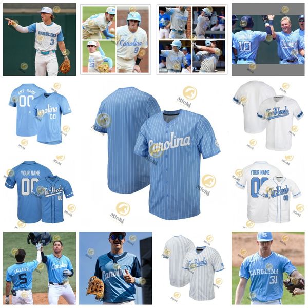 North Carolina Tar Heels Baseball-Trikot Vance Honeycutt Casey Cook Alex Madera Alberto Osuna Anthony Donofrio Luke Stevenson Benutzerdefinierte North Carolina-Trikots