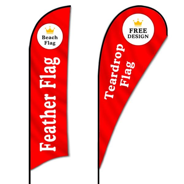 Accessoires Strand Flagge Feder Teardrop Banners benutzerdefinierte grafische Werbewerbung Eröffnung Eröffnungsfeier Outdoor Sport Club Nutzung