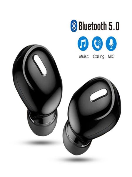 Mini InEar 50 Bluetooth Kopfhörer HiFi Wireless Headset mit Mikrofon Sport Ohrhörer Hände Stereo Sound Kopfhörer für alle Telefone5145662