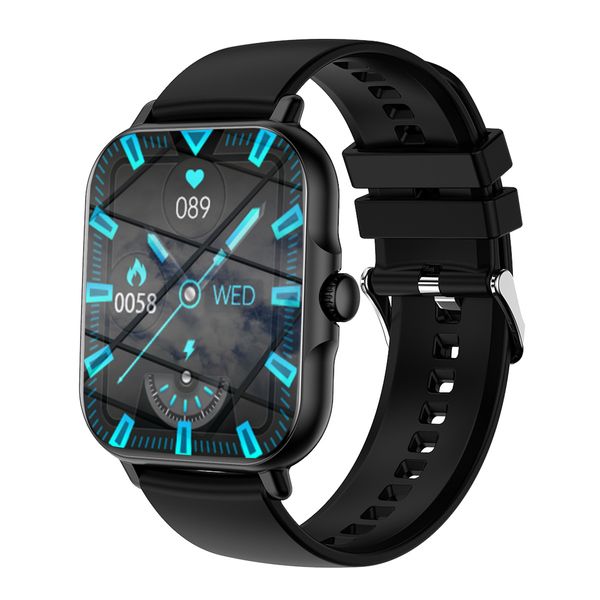 Smartwatch Herzfrequenz-Blutdruck-Gesundheitsmonitor Schlaf-Tracker Blut-Sauerstoff-Schrittzähler 1,83-Zoll-Bildschirm J15 Smart-Armbanduhr IPX7 wasserdicht Tragbares Band