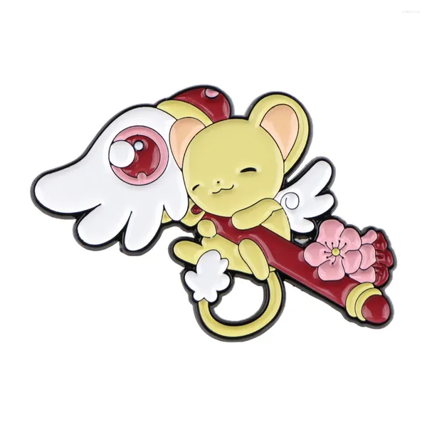 Broschen Card Captor Sakura Anime Emaille Pins Revers Für Rucksäcke Abzeichen Zubehör Schmuck Geschenk