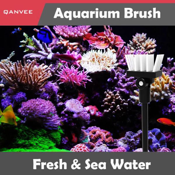 Strumenti Spazzola per la pulizia dell'acquario Acqua salata fresca Acqua salata per pesci Serbatoio per piante Accessori per gamberetti Set di strumenti per acquario Detergente per barriera corallina Lavaggio Aquara