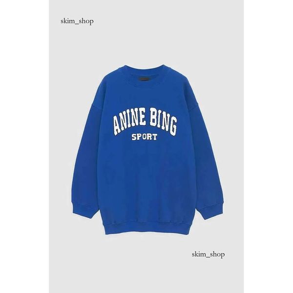 2024 Nova Annie Bing Verão Original Mix 30 Estilos Algodão Designer Mulheres Moda Hoodie Streetwear Solto Oversize Tee Skate Camiseta D 106