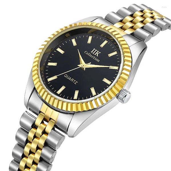 Orologi da polso AAAAA Quarzo cinturino in acciaio inossidabile lega da uomo per il tempo libero a spirale corona orologio da commercio estero uomo GB925