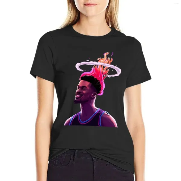 Frauen Polos Jimmy Butler Basketball T-shirt Übergroße Kawaii Kleidung Weibliche Kleidung T Shirts Für Frauen Grafik