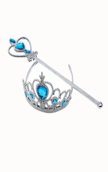 Ragazze Principessa Tiara Corona Fascia Fata Bacchette Bastoni Bambini Bambini Vestire Puntelli Halloween Compleanno Festa Bomboniere4566410