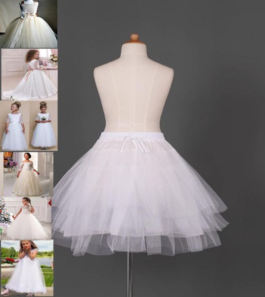 Girls039 Petticoats Blumenmädchenkleider für Hochzeiten Girls039 Petticoats weiße Kleider für die Kommunion Verkaufe Kids0392538105