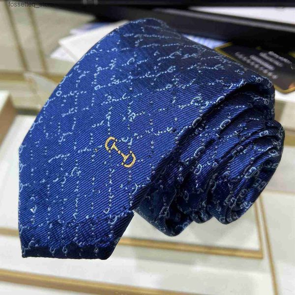 Krawatten 2023 neue Business formale Krawatte hochwertige Luxus professionelle Anzug Zubehör tägliche Abnutzung Männer L240313