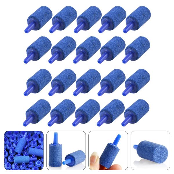 Acessórios 50 Pcs Aquarium Air Stone Compact Bubble Professional Home Difusores O Acessório Plástico Removível