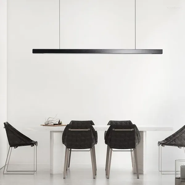 Lampade a sospensione Luci in legno massello Lampadario bianco/nero Dimmerabile LED sospeso per sala da pranzo Cucina Bar Isola Bil