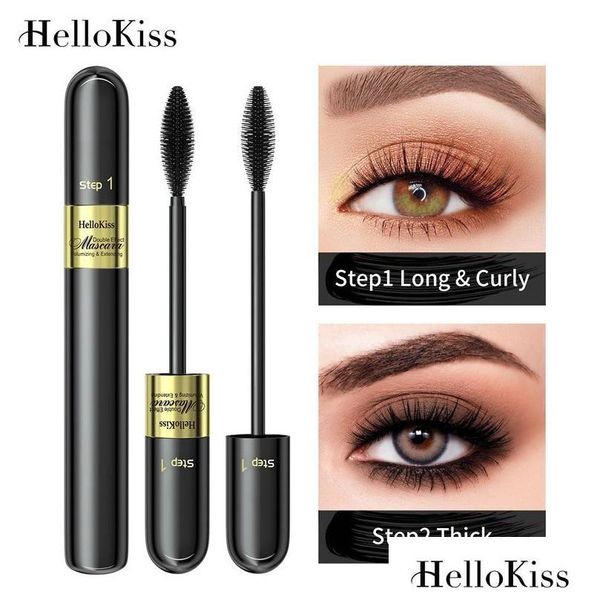 Mascara New Sunflower Double Effect Wasserdicht Eye Black Volume Cosmetics Makeup Drop Delivery Health Beauty Eyes Dhgpd Otlt6