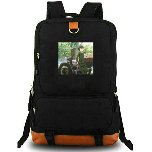 Kino Yok Tabi Sırt Çantası Güzel Dünya Daybal Çizgi Çantası Çantası Karikatür Baskı Rucksack Leisure Schoolbag Dizüstü Day Pack