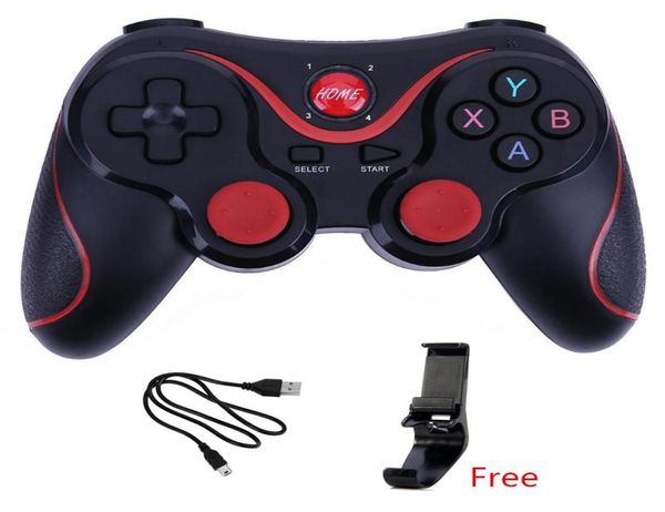 Joystick sem fio Bluetooth 30 T3 Gamepad Controlador de jogos X3 Controle remoto para jogos para Tablet PC Android Smartphone com suporte9082885