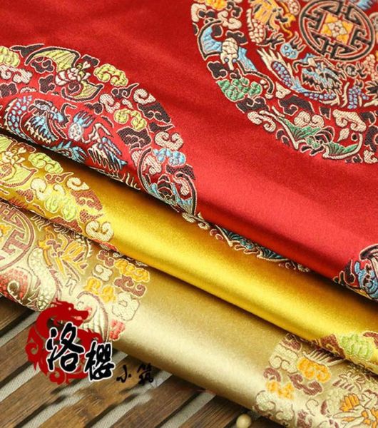 Antik Çin Giysileri Hanfu Yastık Yastık Kıyafetleri Kimono İpek Bez Gelişmiş Brocade Damask Kumaş Serisi6646455