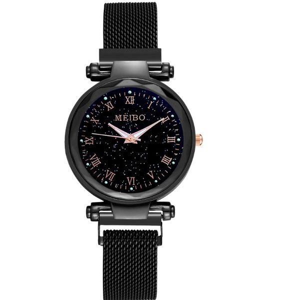 Vibrato Starry Sky Watch Lazy Selling Milan-Armbanduhren mit eisenabsorbierendem Steinfleck Großhandel Netzrote Uhren