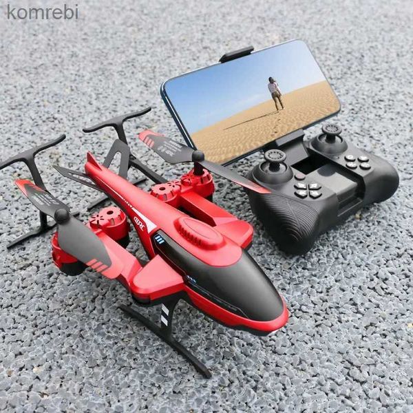 Droni Drone professionale V10 4K Telecamera HD grandangolare WiFi Fpv Altezza Hold Pieghevole RC Quadrotor Elicottero Senza fotocamera Giocattoli per bambini 24313