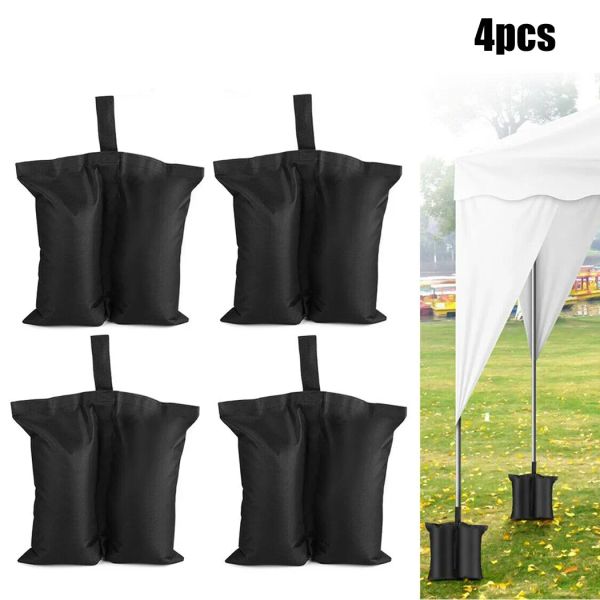 Gazebos 4 pçs jardim saco de areia resistente para gazebo pé perna pés pesos saco de areia oxford pano marquise festa tenda à prova dwaterproof água durável