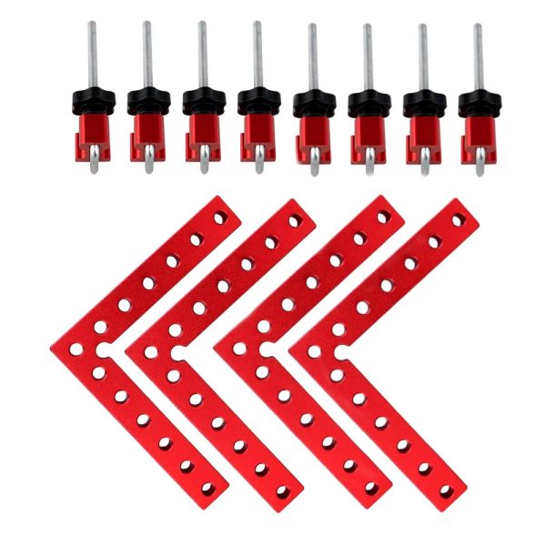 Onderdelen 90 graus de posicionamento quadrados braçadeiras ângulo direito liga alumínio ltype canto braçadeira carpintaria ferramenta para moldura