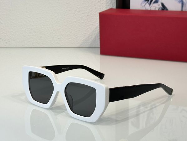 Популярные солнцезащитные очки для женщин и мужчин 2238 Летняя дизайнерская мода CR-39 Cateye Styles Анти-ультрафиолетовые ретро-пластинчатые ацетатные шестигранные очки Полнокадровые очки Случайная коробка