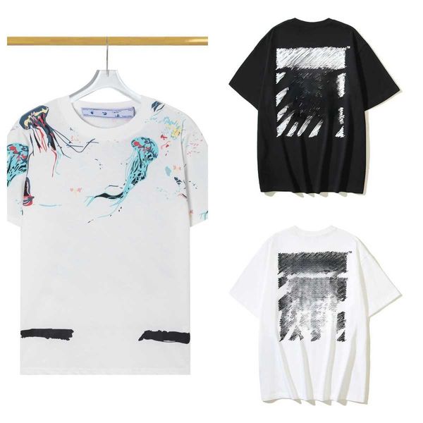 Offs Arrow Camiseta Novo Mens Camisas Designer Luxo Offs Branco Camisa Clássica Graffiti Moletom Homem e Mulheres Camisetas Moda Coupl Tee Múltiplos Estilos Hip Hop S R0sb