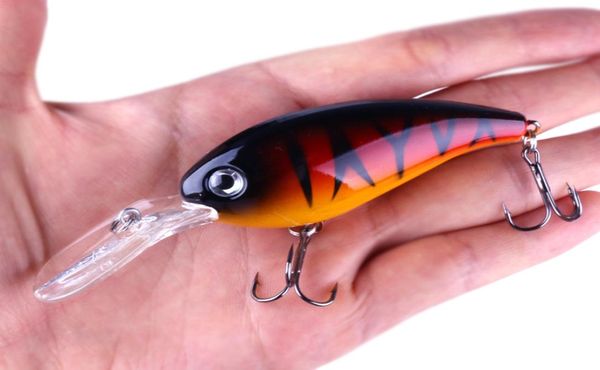 10 pezzi Big Crankbait Wobblers da pesca Affrontare 14g 10cm Pesca Swim Crank Bait Bass Fishing Lure Pike Perch3532403