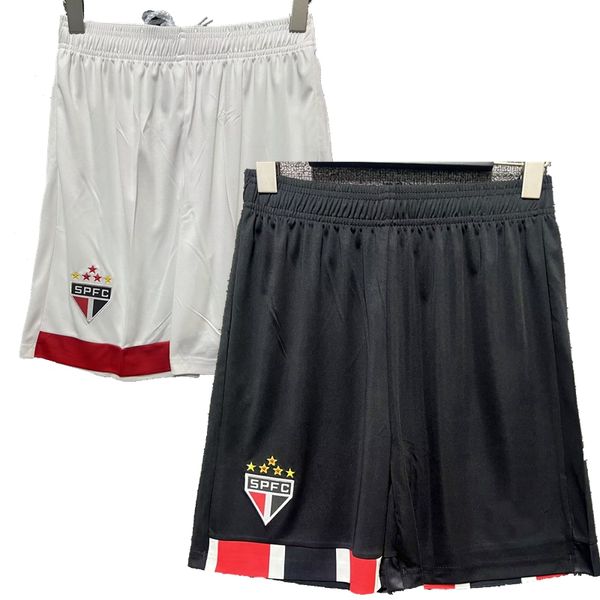 2024 2025 Sao Paulo Fußballshorts NESTOR LUCIANO FERREIRA L.GUSTAVO ALISSON Calleri JAMES D.BOBADILLA LUCAS Zuhause Auswärts 24 25 Fußball Sport kurze Hosen