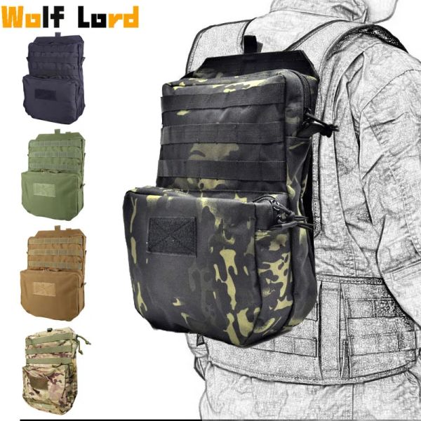 Çantalar taktik molle yelek sırt çantası genişletme torbası molle çantası askeri ordu avı avukatları paketi kamp ekipmanları EDC çantası