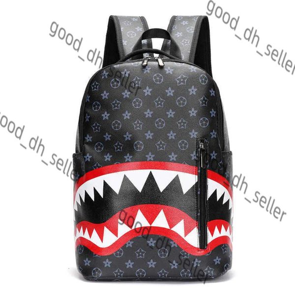 Rucksack Männer Rucksack Student Computer Mode große Kapazitätshai -Bag Street Trend 230708 728