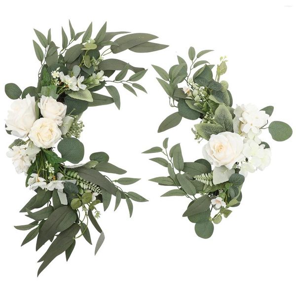 Dekoratif Çiçekler Hoş Geldiniz Kart Su Çiçek Düğün Süslemeleri İşaret Çelenk Malzemeleri için Yapay