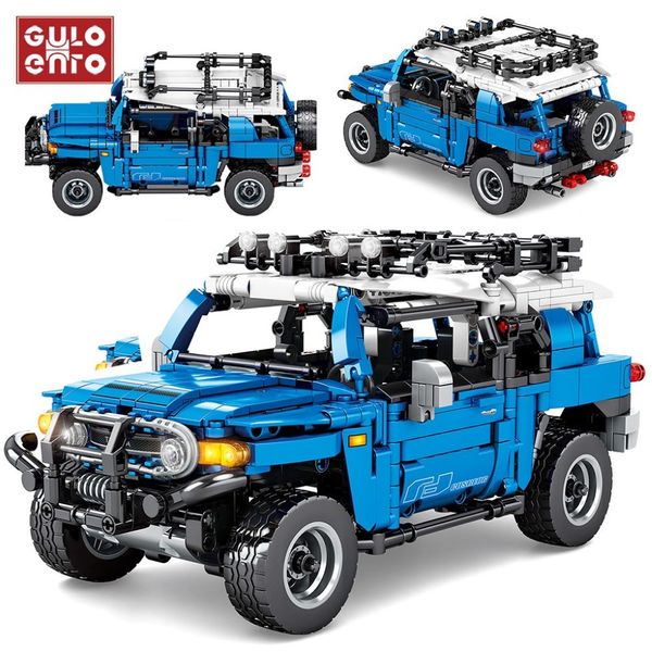 999 Pz Città Super Racing Sport Auto blocchi di costruzione Technic Raptor Pickup Truck Veicolo Supercar Bambini Bambini Giocattoli Dei Mattoni Regali C263u