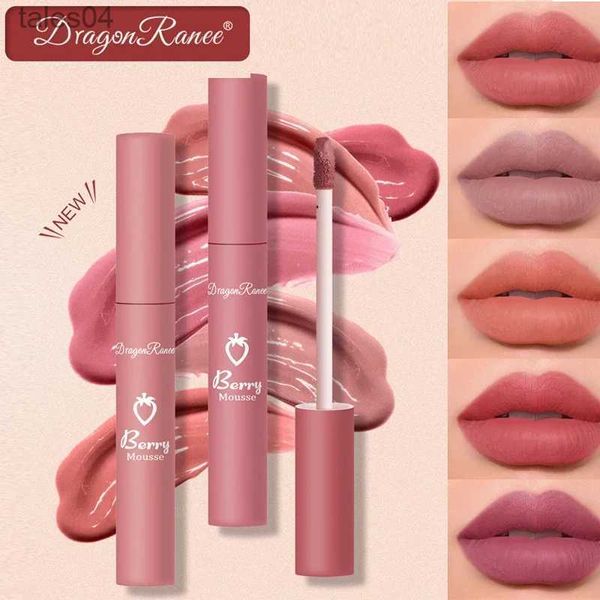 Batom Líquido Batom Sexy Longa Duração Lipgloss Hidratante Matte Velvet Lip Glaze À Prova D 'Água Não Marcação Lábios Naturais Maquiagem Tint 240313