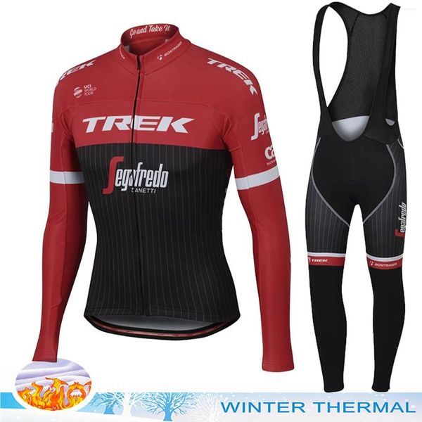 Yarış setleri trek bisiklet biber erkek bisiklet bisiklet kıyafeti ceket termal polar forma giysi giysi kostüm seti mtb 2024 giyim pro