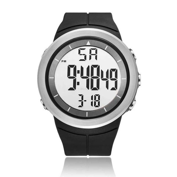 Relógios de pulso Mens Sports Watch 50m À Prova D 'Água Militar Led Display Moda Silicone Pulseira Homens Relógios de Pulso Multifuncional Alarm ClockL2303