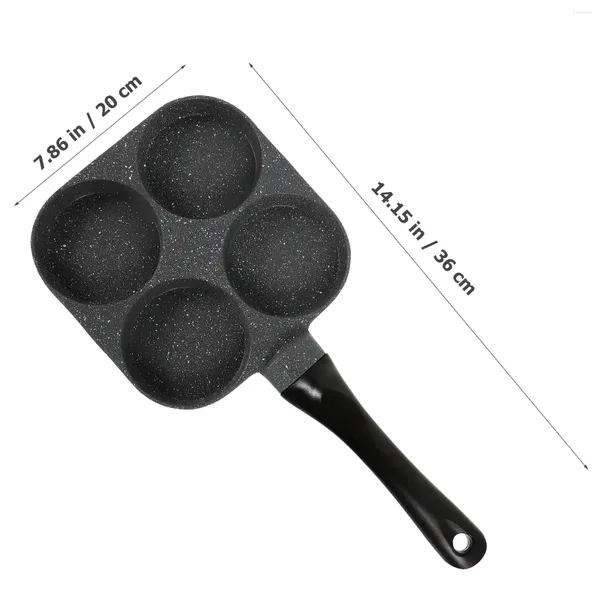 Panelas Frigideira Dividida Cozinha Antiaderente Mold Maker Plástico Mini Panquecas Fritando Ferro Antiaderente Ovos Pan Omelete