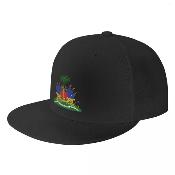 Ball Caps Punk Wappen Haiti Hip Hop Baseball Für Männer Frauen Atmungsaktive Papa Hut Snapback
