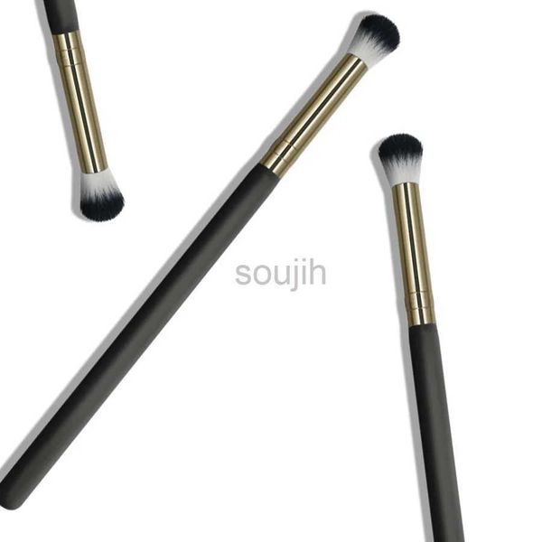 Pennelli per trucco 1 Pz Pennello per occhi morbido Pennello per sbavature in oro nero con doppio occhio Pennello per trucco Strumenti per trucco Cosmetici di bellezza ldd240313