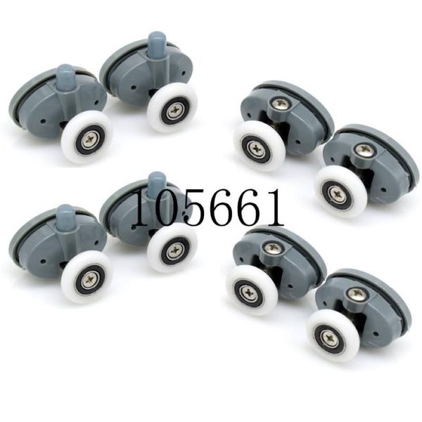 2 Stück, 4 Stück, 8 Stück, Schmetterling, einzelne Duschtürrollen, Läufer, Räder, Riemenscheiben, 23 mm, 25 mm, Rad, andere Hardware298P