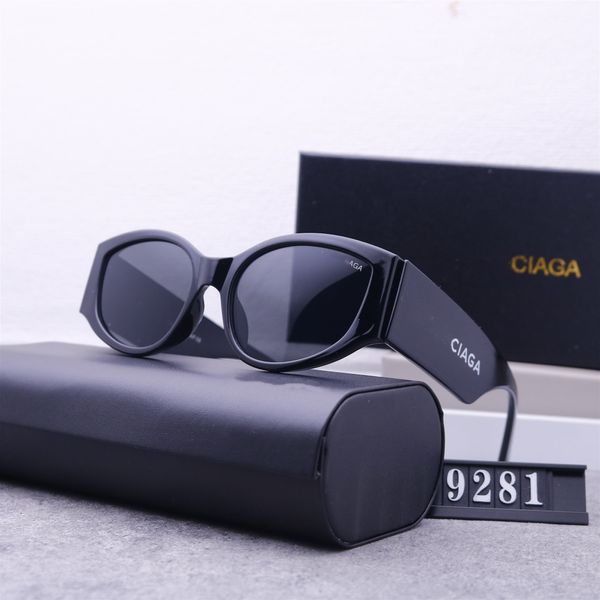 Designer para Men Sun Fashion Moda Classic Sunglasses Pilot PC PC Frame de grandes dimensões Glass UV400 Glasses 9281