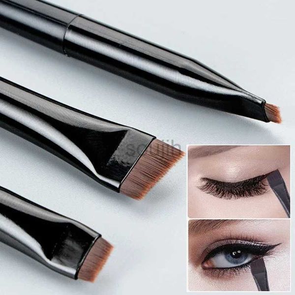 Pennelli per trucco Lama Pennello per eyeliner per sopracciglia Smussatura per sopracciglia fini Pennelli per contorno Palpebre Pennello per sdraiarsi Strumenti per trucco professionale ldd240313