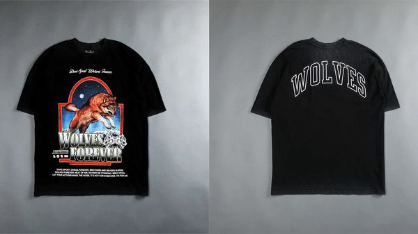 Designer-Shirts für Männer Darc Wolf Head Marke Shirt Fitness Kleidung Darcsport Shirt US Size T-Shirt Ins Heiße Modemarke Grafik Tees H 5564