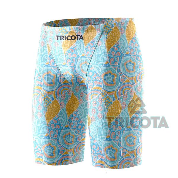 Shorts de surf masculino, calças de natação, roupa de banho para treinamento de competição atlética, durável, resistente ao cloro, troncos de praia