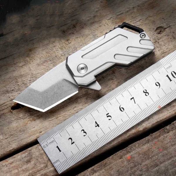 Kamp Avcılık Bıçakları Açık Mekan Taşınabilir Meyve Kesme Bıçağı Taktik Tutma D2 KARAKLI Çelik bıçak Mini Katlanabilir Hayatta Kalma Aracı Kamp için 240312