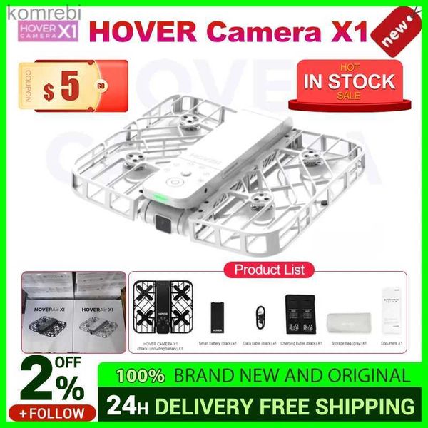 Drones Hover Air X1 Kamera X1 Hoverair X1 Uçan Drone Kamera Canlı Önizleme Selfie Anti-Shake HD Devrimci Uçan Açık Mekan Seyahat 24313