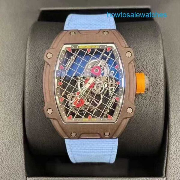 Zamansız Bilek İzle Zarif Kol saatleri RM Watch RM27-04 Nadal Tenis Raket Sınırlı Bürse Moda Boş Zaman Sporları RM2704