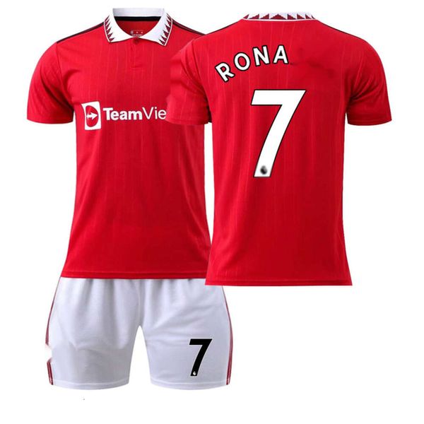 23 24 Futbol Jersey Kids Kit Br Fernandes Rashford Mount Futbol Gömlekleri Evde 3. 2023 2024 Dövüş Hojlund Stone Roses Kadın Kaleci GK Eğitim Pre